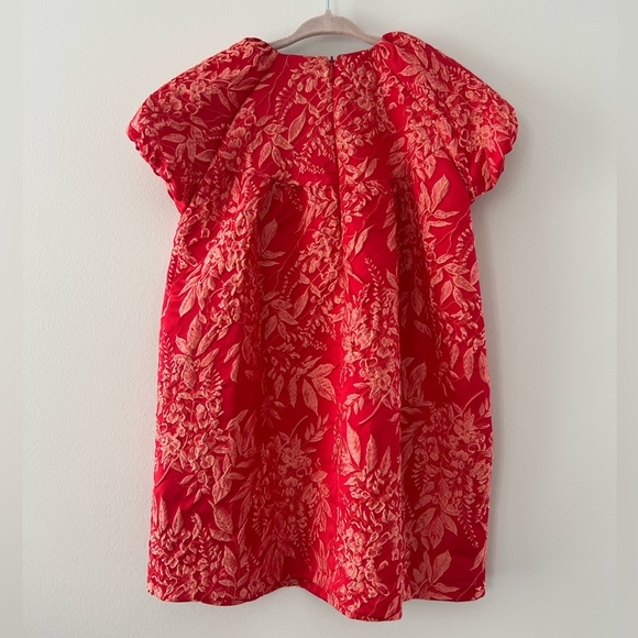 Pili Carrera Red Jaquard Dress for little girl - Picture 2 of 5